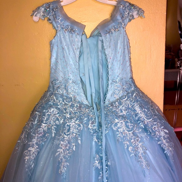 Quinceañera Light Blue Dress - Picture 4 of 4
